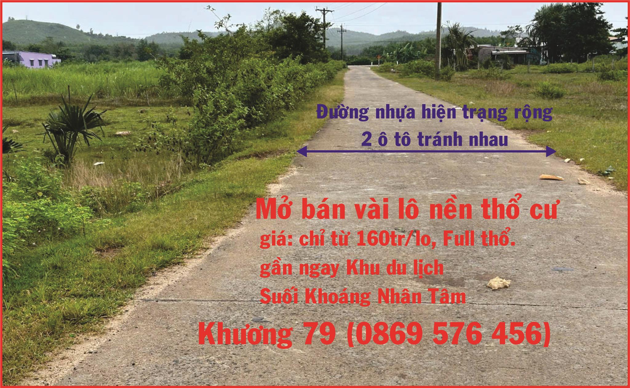 MỞ BÁN VÀI LÔ NỀN ĐẤT Ở TẠI KHÁNH HOÀ CHỈ 160TRIỆU - Ảnh 1